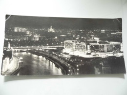 Cartolina Viaggiata Panoramica "MOSCOW Rossya Hotel" 1971 - Alberghi & Ristoranti