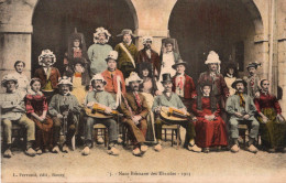 Noce Bressane Des ébaudes En 1913  - Joueur De Vielle - Colorisée - Huwelijken