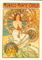 CPM- Alphonse MUCHA - Art Nouveau - Monaco- Monte Carlo - Affiche Chemins De Fer P.L.M. 1897 SUP - Mucha, Alphonse