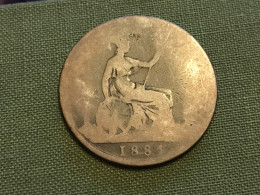 Münze Münzen Umlaufmünze Großbritannien 1 Penny 1884 - D. 1 Penny