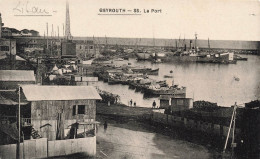 LIBAN - Beyrouth - Vue Générale Du Port - Carte Postale Ancienne - Lebanon