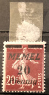 Memel. MiNr 56 X - Ongebruikt