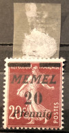 Memel. MiNr 56 X - Unused Stamps