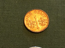 Münze Münzen Umlaufmünze Singapur 1 Cent 1990 - Singapour