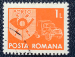 Romana - Roemenië - C14/54 - 1974 - (°)used - Michel 124 - Postembleem & Postvoertuig - Port Dû (Taxe)