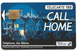 Telecarte F 121 Call Home 120 Unités Luxe GEM - 1990