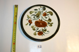 E2 Assiette - BOCH - Belgium - Argenteuil Fait Main - Décor Inaltérable - Motif Floral - Vintage 1960 - 8 - Boch (BEL)