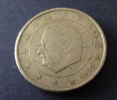 1999  BELGIUM 50 Euro  Cent  EIRO CIRCULEET COIN - Belgique