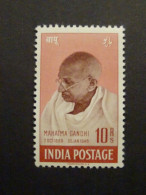 India 1948 Mahatma Gandhi Mourning 10r Mounted Mint, NICE COLOUR As Per Scan - Neufs