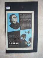 Avion / Airplane / SABENA / Mamann Sait Compter - Tout Le Monde Voyage Par Sabena / Pub Size 13X18cm - Advertisements