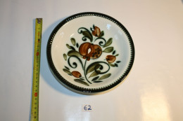 E2 Assiette Creuse - BOCH - Belgium - Argenteuil Fait Main - Décor Inaltérable - Motif Floral - Vintage 1960 - 4 - Boch (BEL)