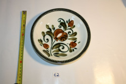 E2 Assiette Creuse - BOCH - Belgium - Argenteuil Fait Main - Décor Inaltérable - Motif Floral - Vintage 1960 - 6 - Boch (BEL)