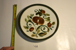 E2 Assiette Semi Creuse - BOCH - Belgium - Argenteuil Fait Main - Décor Inaltérable - Motif Floral - Vintage 1960 - 3 - Boch (BEL)