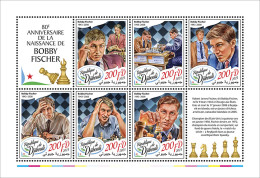 Djibouti  2023 Bobby Fischer. (344a01) OFFICIAL ISSUE - Chess
