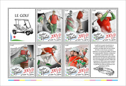 Djibouti  2023 Golf (344a05) OFFICIAL ISSUE - Golf