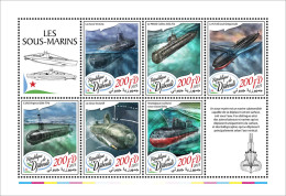 Djibouti  2023 Submarines. (344a16) OFFICIAL ISSUE - Sous-marins