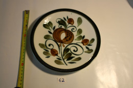 E2 Assiette Semi Creuse - BOCH - Belgium - Argenteuil Fait Main - Décor Inaltérable - Motif Floral - Vintage 1960 - 8 - Boch (BEL)