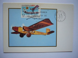 Avion / Airplane / IBERIA / Rohrbach - Roland / Carte Maximum - 1919-1938: Entre Guerras