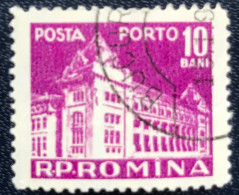 Romana - Roemenië - C14/54 - 1957 - (°)used - Michel 103 - Postkantoor - Port Dû (Taxe)