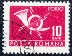 Romana - Roemenië - C14/54 - 1967 - (°)used - Michel 109 - Posthoorn & Bliksem - Port Dû (Taxe)