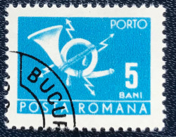 Romana - Roemenië - C14/54 - 1967 - (°)used - Michel 108 - Posthoorn & Bliksem - Postage Due