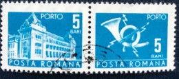 Romana - Roemenië - C14/54 - 1967 - (°)used - Michel 108 - Postkantoor & Posthoorn & Bliksem - Port Dû (Taxe)