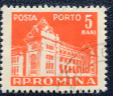 Romana - Roemenië - C14/54 - 1957 - (°)used - Michel 102 - Postkantoor - Port Dû (Taxe)