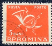 Romana - Roemenië - C14/54 - 1957 - (°)used - Michel 102 - Posthoorn & Bliksem - Portomarken