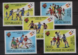 Niger 767-771 Postfrisch Fußball - Weltmeisterschaft #WW705 - Niger (1960-...)
