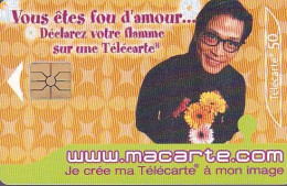 F1320A  09/2004 - MA CARTE.COM " Fou D'amour " - 50 GEM1 - 2004