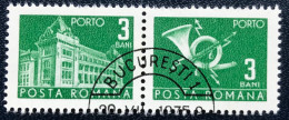 Romana - Roemenië - C14/54 - 1967 - (°)used - Michel 107 - Postkantoor & Posthoorn & Bliksem - BUCURESTI - Portomarken