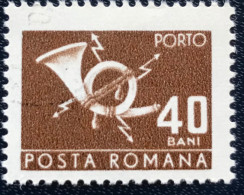 Romana - Roemenië - C14/54 - 1967 - (°)used - Michel 111 - Posthoorn & Bliksem - Segnatasse