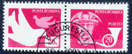 Romana - Roemenië - C14/54 - 1974 - (°)used - Michel 121 - Postduiven & Mercurius & Posthoorn - BUCURESTI - Segnatasse