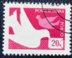 Romana - Roemenië - C14/54 - 1974 - (°)used - Michel 121 - Postduiven - Port Dû (Taxe)