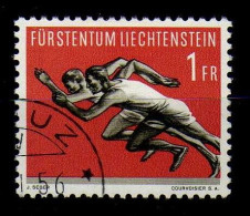 Liechtenstein - (1956) -  1 F.  Course A Pied - Oblit - Oblitérés
