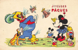 WALT DISNEY * CPA Illustrateur * Joyeuses Pâques * Minnie & Bébés Mickey * Walt Disney - Autres & Non Classés