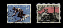 Liechtenstein - (1955) -  Sports D'Hiver- Oblit - Oblitérés