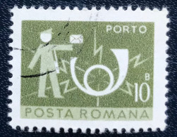 Romana - Roemenië - C14/54 - 1974 - (°)used - Michel 120 - Postbode & Posthoorn - Port Dû (Taxe)