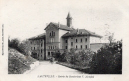 Hauteville Entrée Du Sanatorium F Mangini - Hauteville-Lompnes