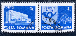 Romana - Roemenië - C14/55 - 1982 - (°)used - Michel 130 - Postkantoor & Postembleem & Postvoertuig - Strafport