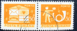 Romana - Roemenië - C14/55 - 1982 - (°)used - Michel 126 - Brievenbus & Postbode & Posthoorn - Strafport