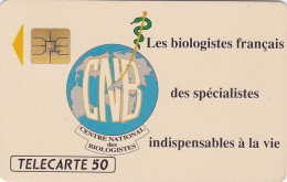 Telecarte Privée Publique En 228 Luxe - Biologistes Francais  50 U  - So3 - 1991 - 12000 Ex - 50 Unidades