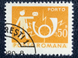 Romana - Roemenië - C14/55 - 1982 - (°)used - Michel 126 - Postbode & Posthoorn - Port Dû (Taxe)