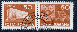 Romana - Roemenië - C14/55 - 1974 - (°)used - Michel 123 - Postkantoor & Postembleem & Postvoertuig - BUCURESTI - Port Dû (Taxe)