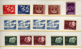 Suede (1956-66)  -  Prix Nobel - SAS  - Evenements  -  Neufs** - MNH - Nuevos