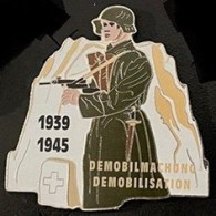 ARMEE SUISSE - SWISS ARMY - DEMOBILISATION - DEMOBILMACHUNG 1938/1945 - SOLDAT - MONTAGNE - EGF - BERG - MOUNTAIN - (33) - Militaria