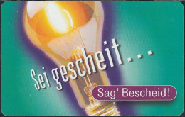 Germany P11/97 Sei Gescheit - Glühlampe DD:2709 - P & PD-Series: Schalterkarten Der Dt. Telekom