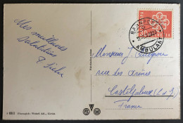 Suisse, Divers Sur Carte Postale, Cachet BAHNPOST AMBULANT 13.8.1960 - (W1095) - Storia Postale