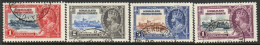 Somaliland Protectorate 1935 GV Silver Jubilee Set Of 4, Used, SG 86/9 (BA2) - Somaliland (Protettorato ...-1959)