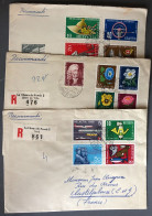 Suisse, Lot De 3 Enveloppes LA CHAUD-de-Fonds - (W1108) - Storia Postale